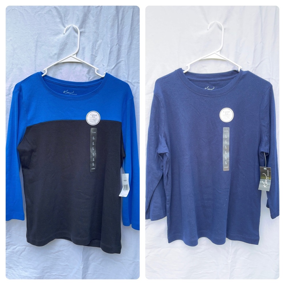 2 KIM ROGERS LONG SLEEVES NWT ❕